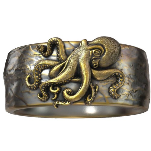 Anello tentacolo polpo g - anello,
