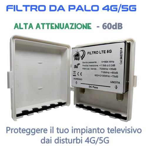 Filtro palo antenna - da, tv
