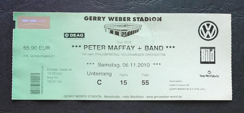 Sammler ticket 2010 peter - ticket,