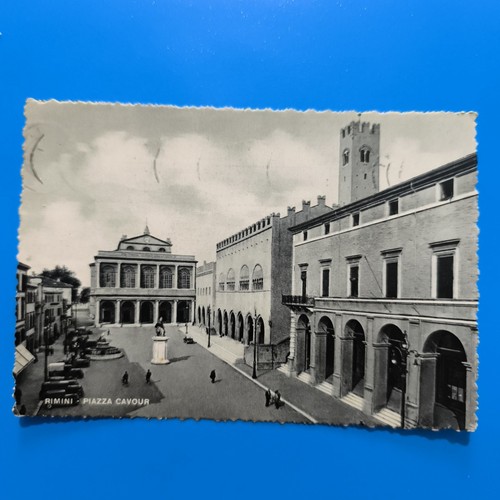 Rimini piazza cavour cartolina - rimini,