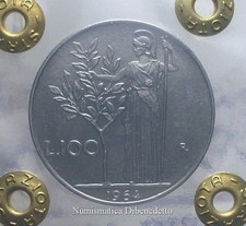 Repubblica italiana 100 - repubblica, lire