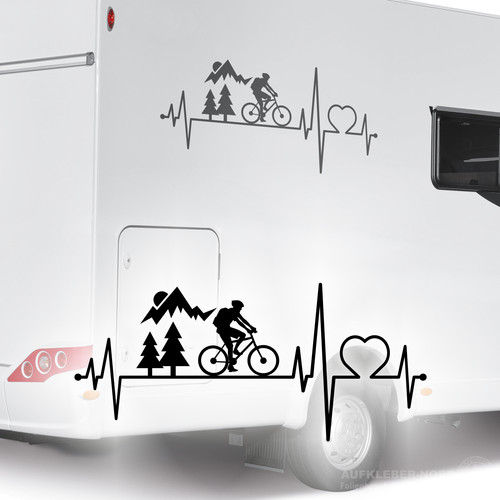 Battito cardiaco mountain bike