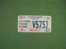 TARGA MISSISSIPPI AUTENTICA ORIGINALE USA LICENSE NO REPLICA TARGHE AUTO PLATE