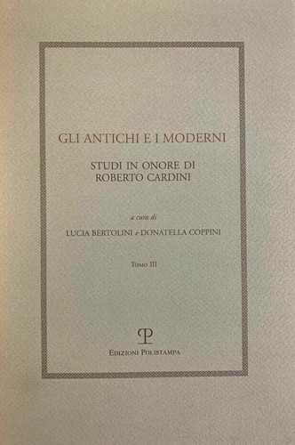 Gli antichi moderni - gli,