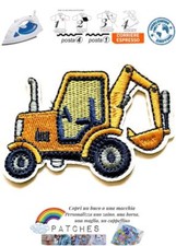 patch tractor excavator arm toppa termoadesiva trattore braccetto escavatore boy