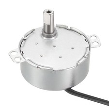 Motore Sincrono AC 220-240V 4-5RMP 50-60Hz 4W Doppio Albero Piatto CW/CCW