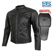 Moto giubbotto in pelle