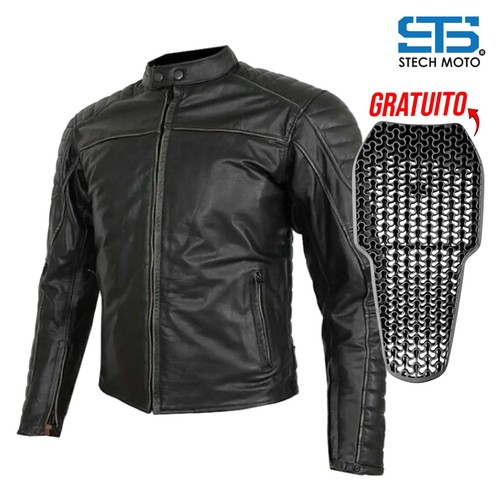 Moto giubbotto pelle - in,