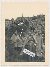 Foto Wehrmacht soldati impermeabile WW2 (2638a)