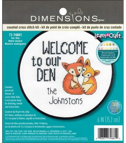 Dimensions our den kit - kit, punto