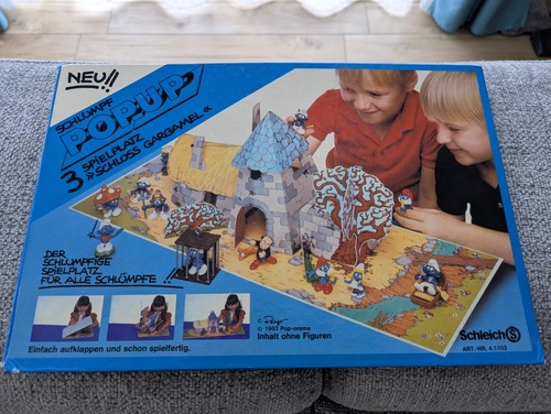 Schleich puffi parco giochi - puffi,