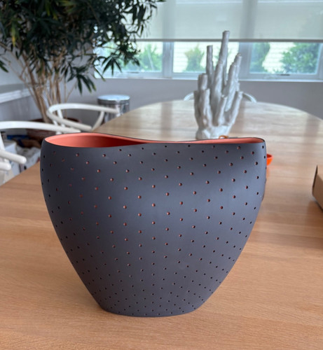 Vaso porcellana alessi nuovo - porcellana,