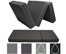 POKAR Materasso Pieghevole 3 Pezzi Materasso Pieghevole Materasso Ospiti Letto da Campo Letto Pieghevole