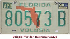 Florida Map License Plate