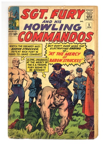Sgt fury howling - sgt., (g+)