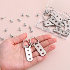 Gancio a D in metallo a forma