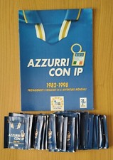 AZZURRI CON IP - ALBUM E 50 BUSTINE DI FIGURINE 
