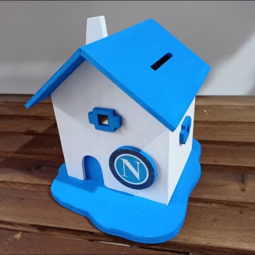 Salvadanaio legno napoli - legno,