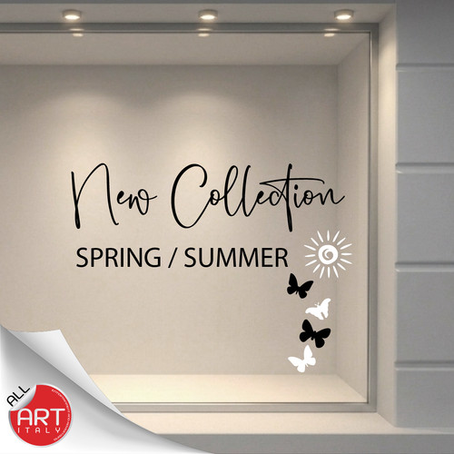 Adesivi vetrine spring summer - adesivi,