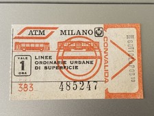 Biglietto Atm Milano Anni