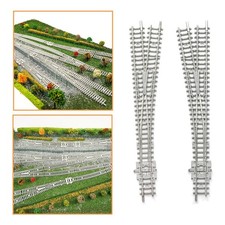 Deviatoio modello treno scala N per appassionati in metallo 0,9 cm calibro