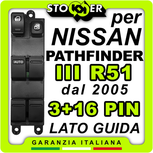 Pulsantiera alzacristalli - pulsantiera,
