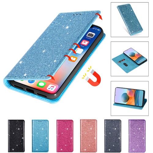 Custodia pieghevole glitter