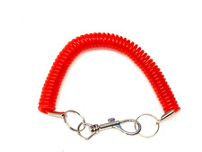 Portachiavi Vespa Piaggio Px Et3 A Molla Spirale Colore rosso Fluorescente  \