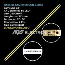 KIT2 BARRE STRIP LED TV