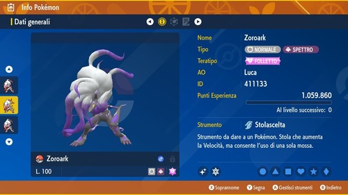 Zoroark hisui form - zoroark, shiny