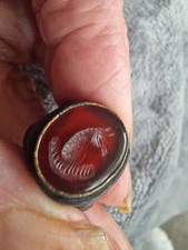 Anello antico romano in bronzo