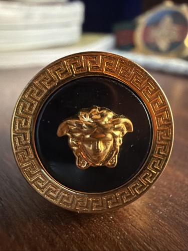 Anello versace ottone - anello,