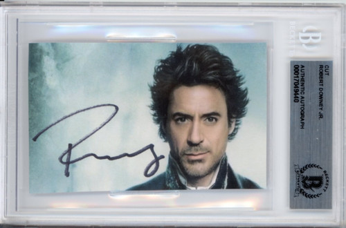 Signed robert downey - robert,