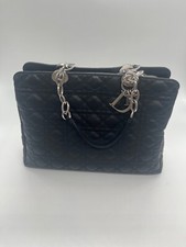 Splendida Tote Lady Dior   Nera condizioni eccellente 