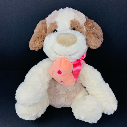 Peluche cane cucciolo panna