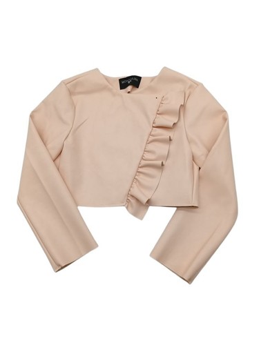 Giacca monnalisa beige con - monnalisa,