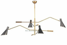 Ottone Nero Sputnik Lampadario