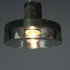 Lampada a Soffitto Vintage Metallo Vetro Italia Design Anni 60 Originale