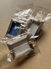 Set 3 Cornici Mini Placcate Argento confezionate nuove