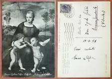 FIRENZE - GALLERIA UFFIZI - RAFFAELLO - MADONNA DEL CARDELLINO 1958