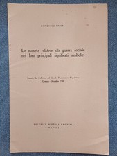 ABRUZZO-POPOLI ITALICI-NUMISMATICA-GUERRA SOCIALE-ARCHEOLOGIA ABRUZZESE-MONETE