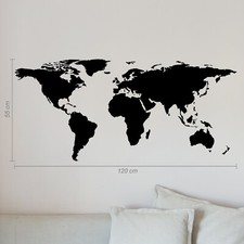 wall stickers planisfero world