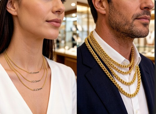 Collana catena maglia cubana