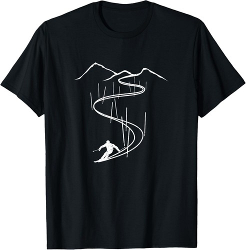Shirt unisex sciatore - t-shirt,