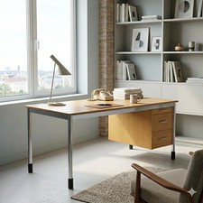 Scrivania Ikea Vintage Legno