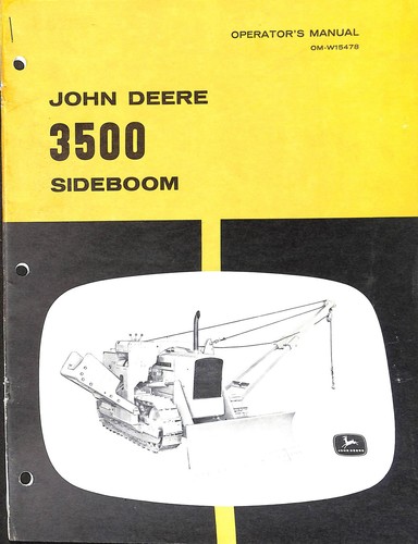 John deere 3500 sideboom - john,