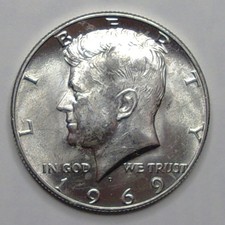 1969-D Kennedy Half Dollar