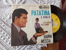 GIANNI MECCIA SANREMO'61 " PATATINA "   ITALY’61