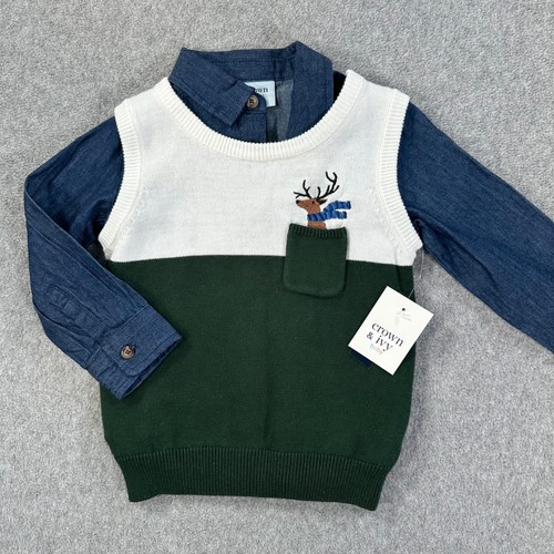 Maglione maglia bambino crown - bambino,
