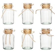 Set di 6 Mini Vasi in Vetro